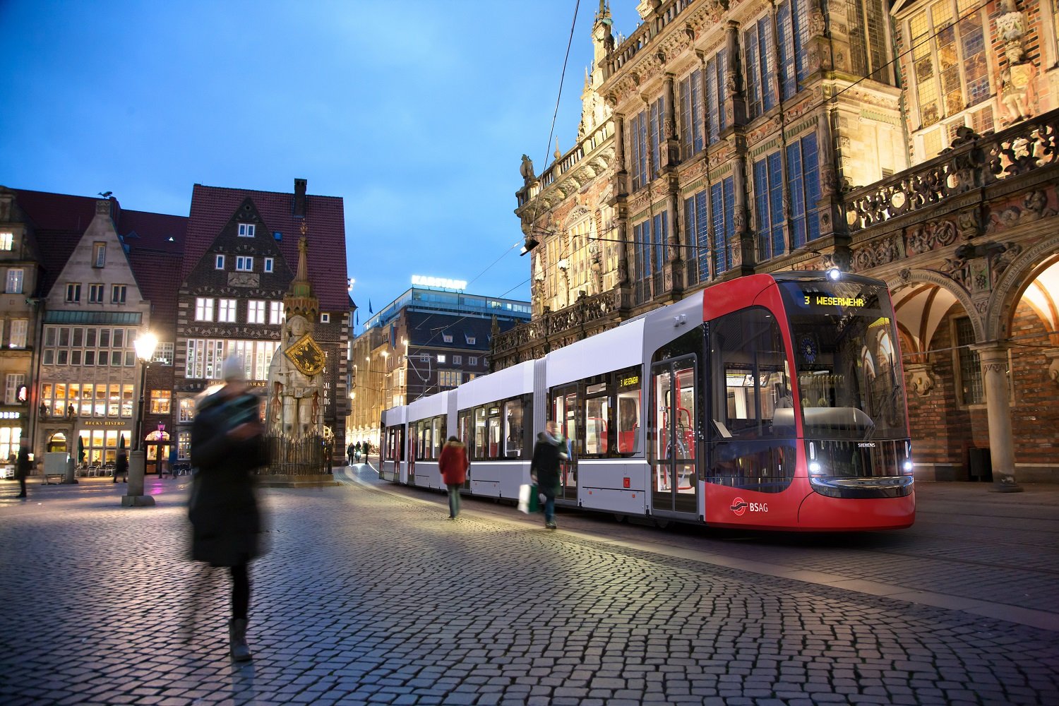 Siemens liefert zehn weitere Straßenbahnen für Bremen / Siemens delivers an additional ten trams for Bremen