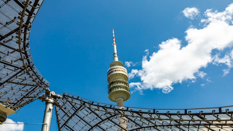 Tagesausflug in die Bayrische Hauptstadt München an einen sonnigen Sommertag - Bayern - Deutschland