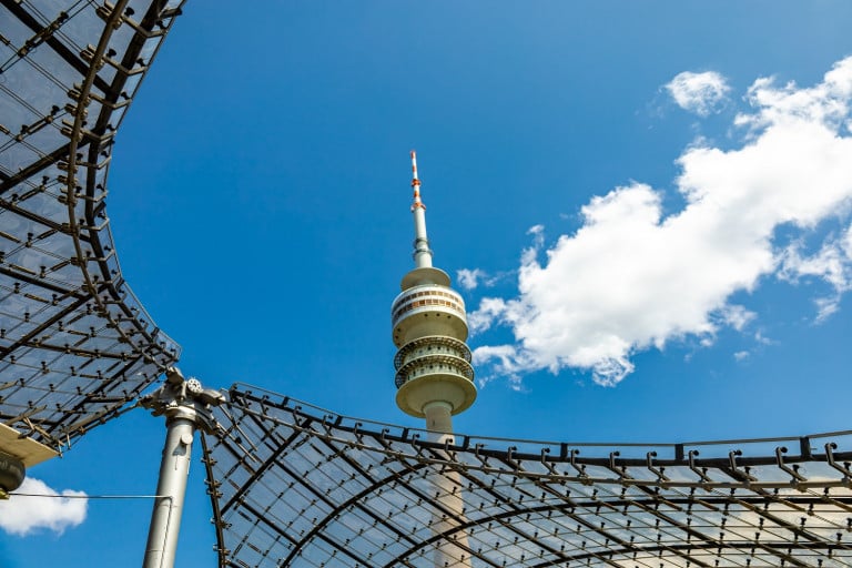 Tagesausflug in die Bayrische Hauptstadt München an einen sonnigen Sommertag - Bayern - Deutschland