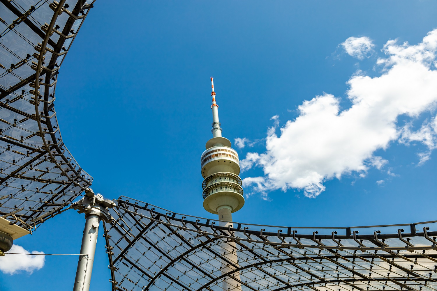 Tagesausflug in die Bayrische Hauptstadt München an einen sonnigen Sommertag - Bayern - Deutschland